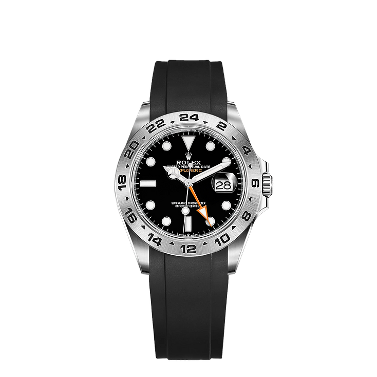 Cinturino in gomma per Rolex® Explorer II 