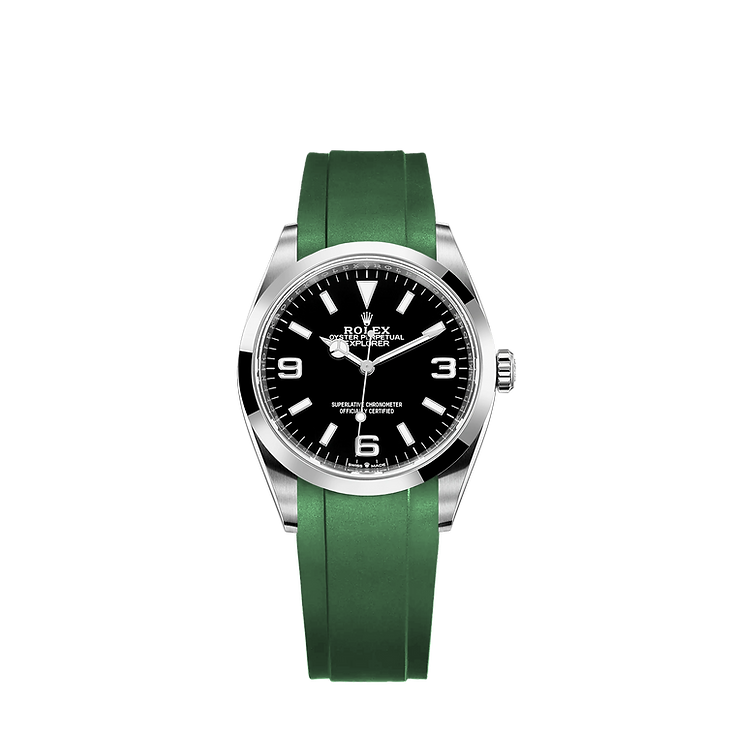 Cinturino in gomma per Rolex® Explorer 
