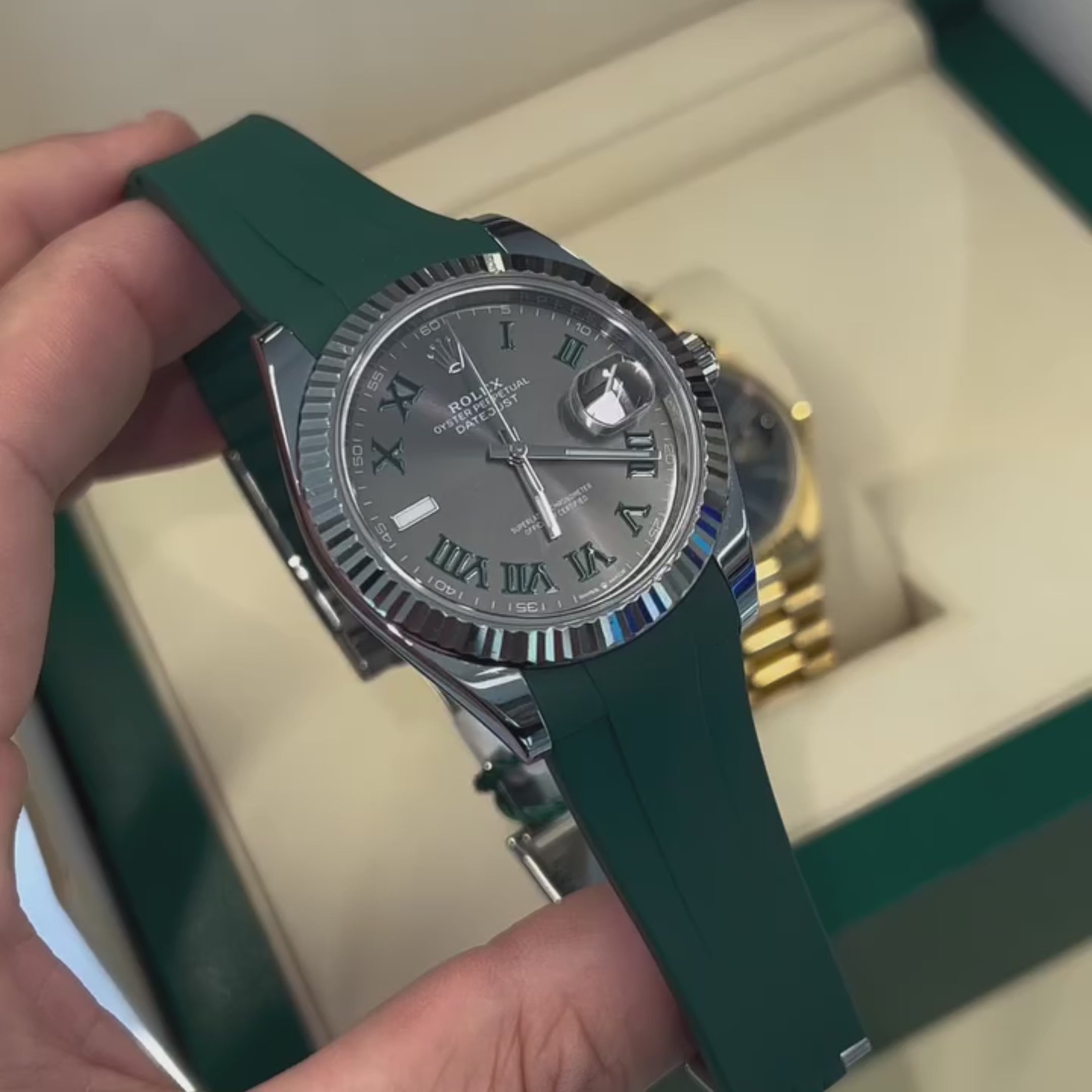 Cinturino in gomma per Rolex® Datejust 