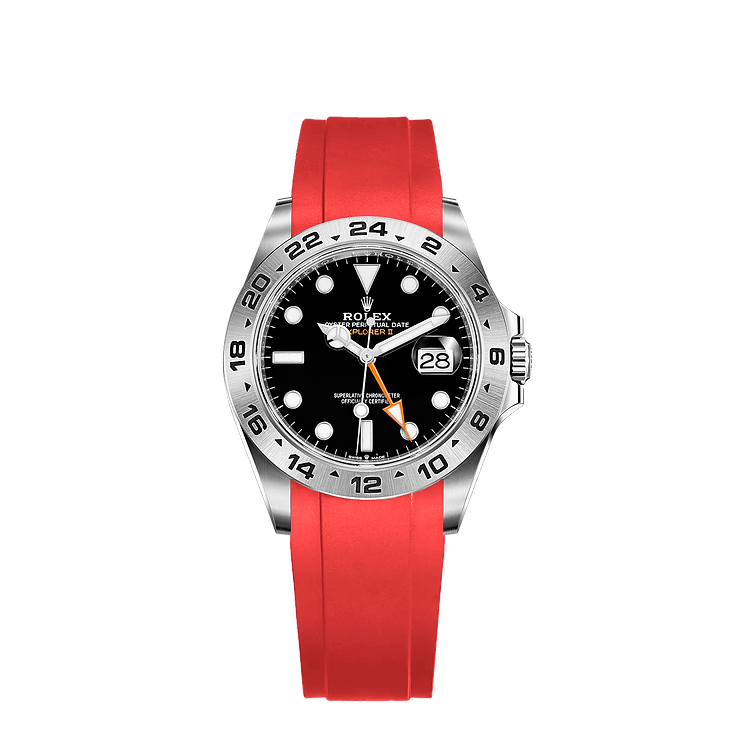 Cinturino in gomma per Rolex® Explorer II 